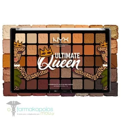 ΝΥΧ PROFESSIONAL MAKE UP Ultimate Shadow Palette 40 Colors Παλέτα Σκιών, 40gr - Ultimate Queen