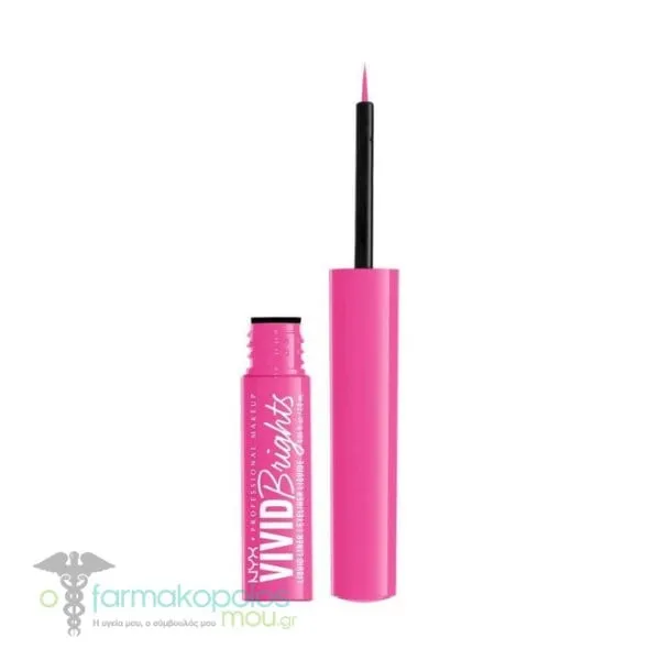 ΝΥΧ PROFESSIONAL MAKE UP Vivid Brights Colored Liquid Eyeliner, 2ml - 08 Don't Pink Twice