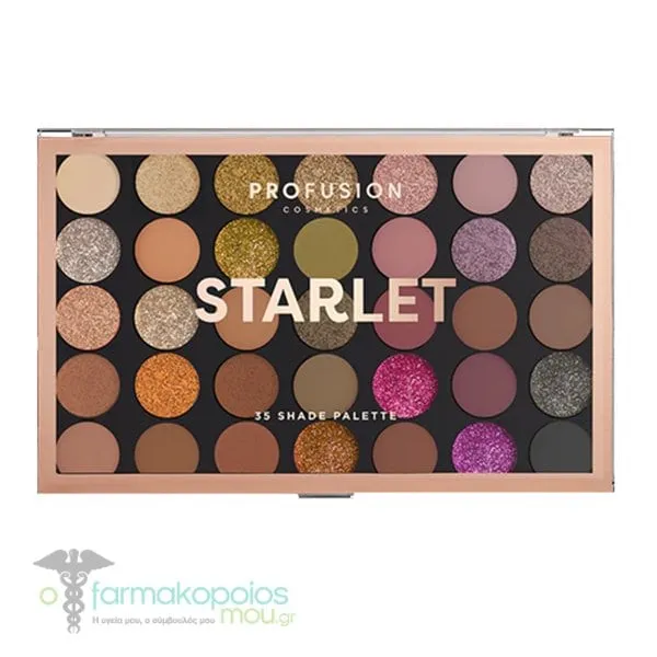 Profusion Cosmetics Starlet 35 Shade Palette, 1pc