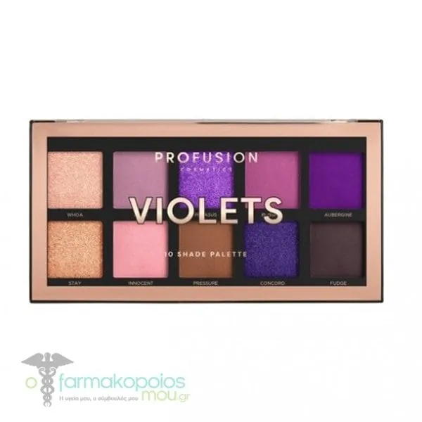 Profusion Violets Mini Artistry 10 Shade Palette, 1pc
