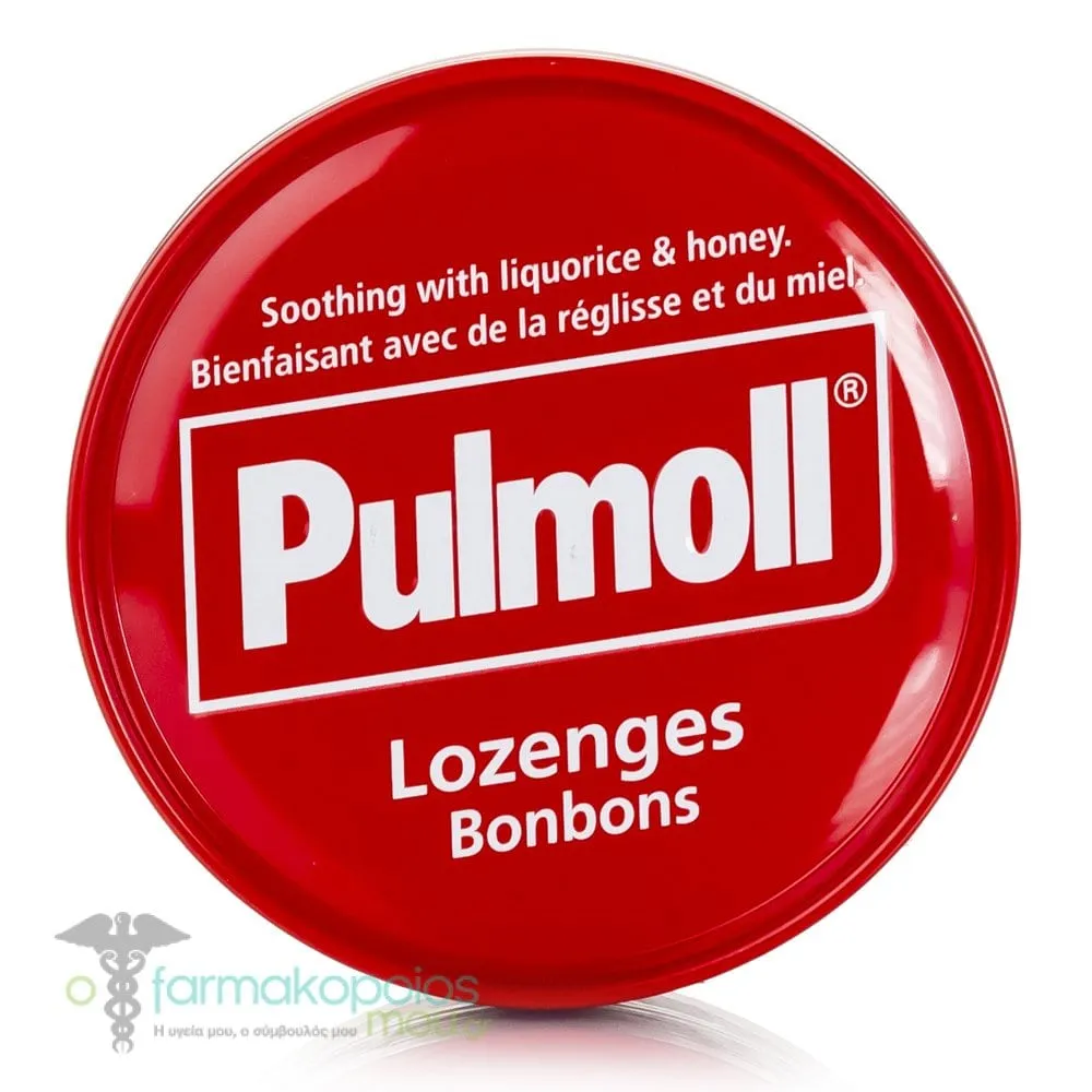 Pulmoll Candies with Licorice & Honey, 75gr