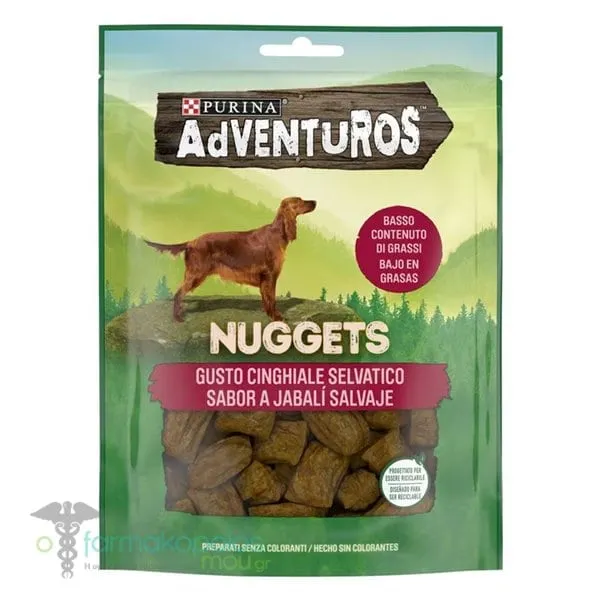 Purina Adventuros Nuggets Dog Treats Wild Boar Flavor, 90g