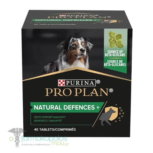 Purina Pro Plan Natural Defences+, 45tabs