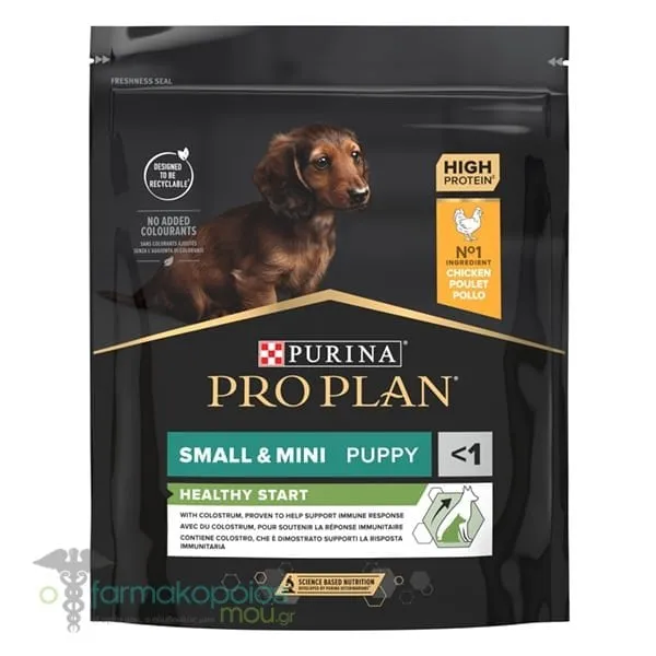 Purina Pro Plan Healthy Start Small & Mini Puppy <1 Dry Dog Food Chicken, 700g
