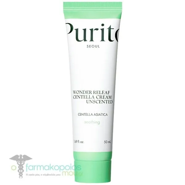 Purito Seoul Wonder Releaf Centella Cream Unscented, 50ml
