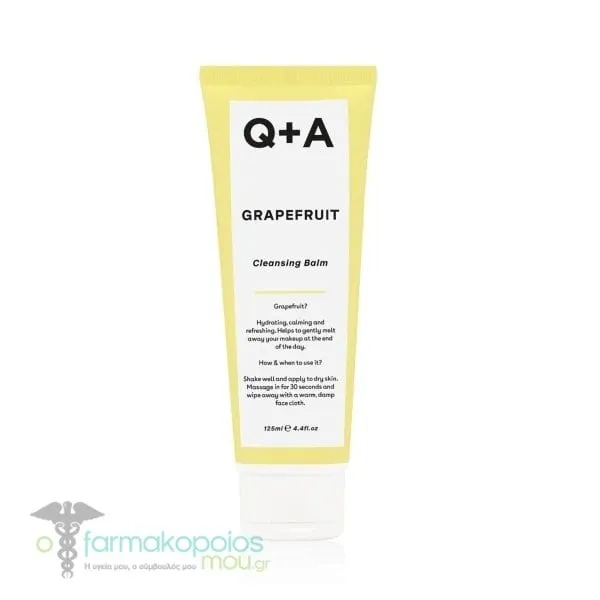 Q+A Grapefruit Cleansing Balm, 125ml