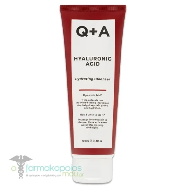 Q+A Hyaluronic Acid Hydrating Cleanser, 125ml