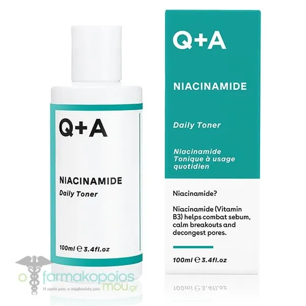 Q+A Niacinamide Daily Toner, 100ml