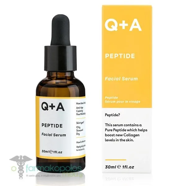 Q+A Peptide Facial Serum, 30ml