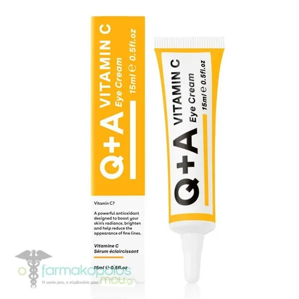 Q+A Vitamin C Eye Cream, 15ml