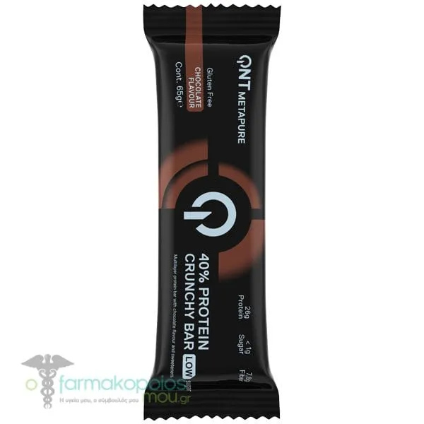 QNT 40% Protein Crunchy Bar Chocolate, 65g