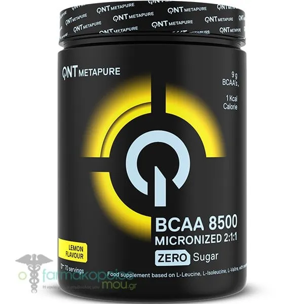 QNT BCAA Instant Powder 8500mg with Lemon Flavor, 350gr