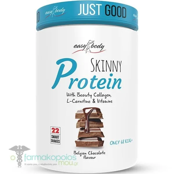 QNT Easy Body Skinny Protein with Beauty Collagen Belgian Chocolate Flavor, 450gr