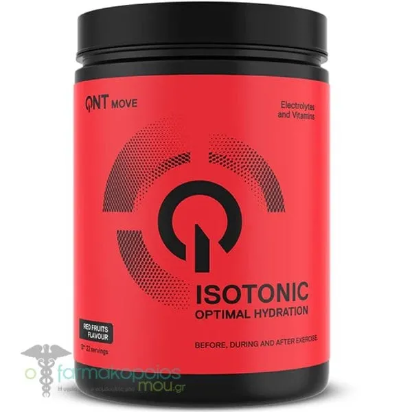 QNT Move Electrolytes &amp; Vitamins Isotonic Optimal Hydration Red Fruits Flavour, 660g