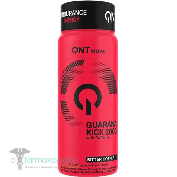 QNT Move Guarana Kick 2000mg Bitter Coffee, 80ml