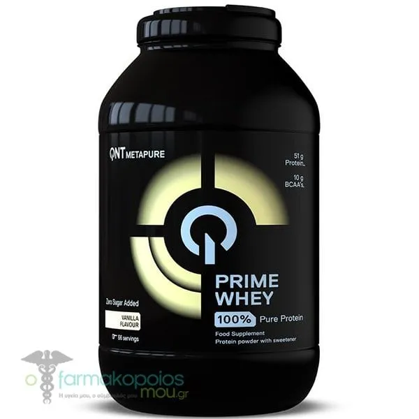 QNT Prime Whey Πρωτεΐνη Ορού Γάλακτος με Γεύση Βανίλια, 2kg