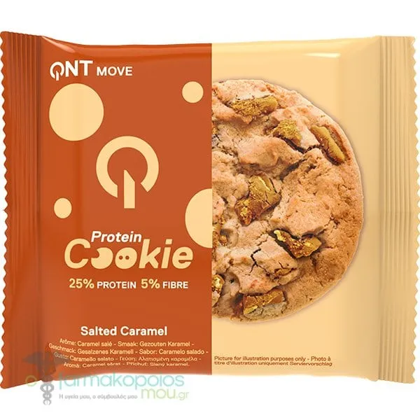 QNT Protein Cookie with Salted Caramel Chips, 60g