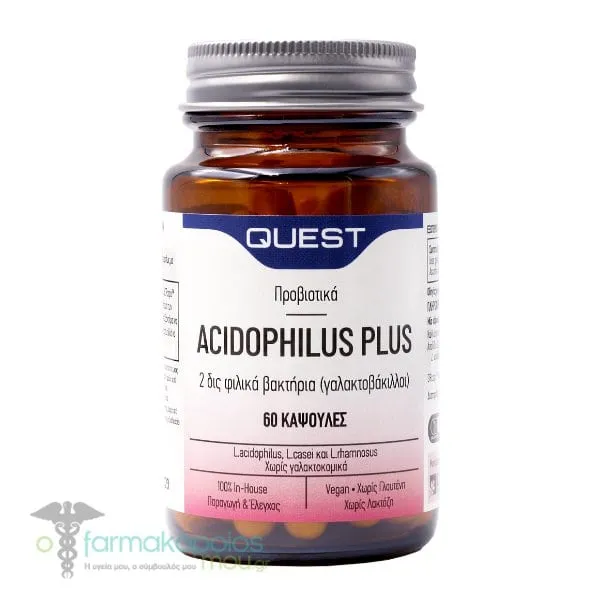 Quest Acidophilus Plus, 60caps