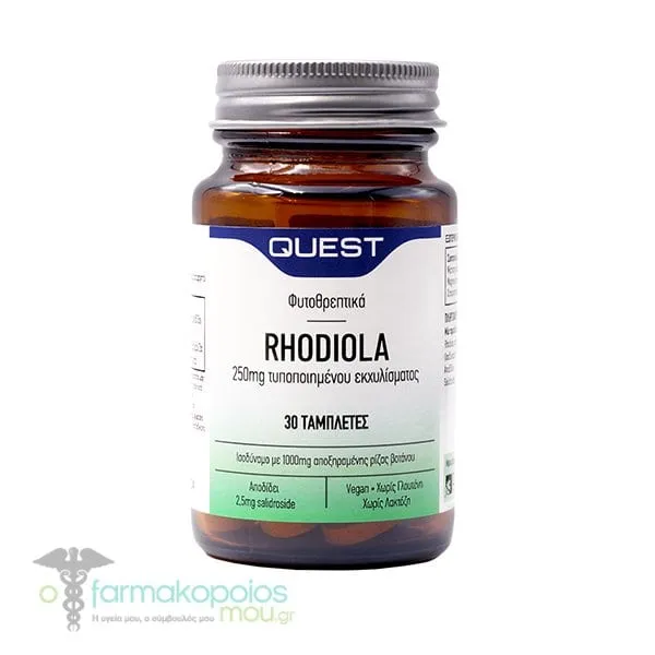 Quest Phyto-Nutrients Rhodiola 250mg Extract, 30tabs
