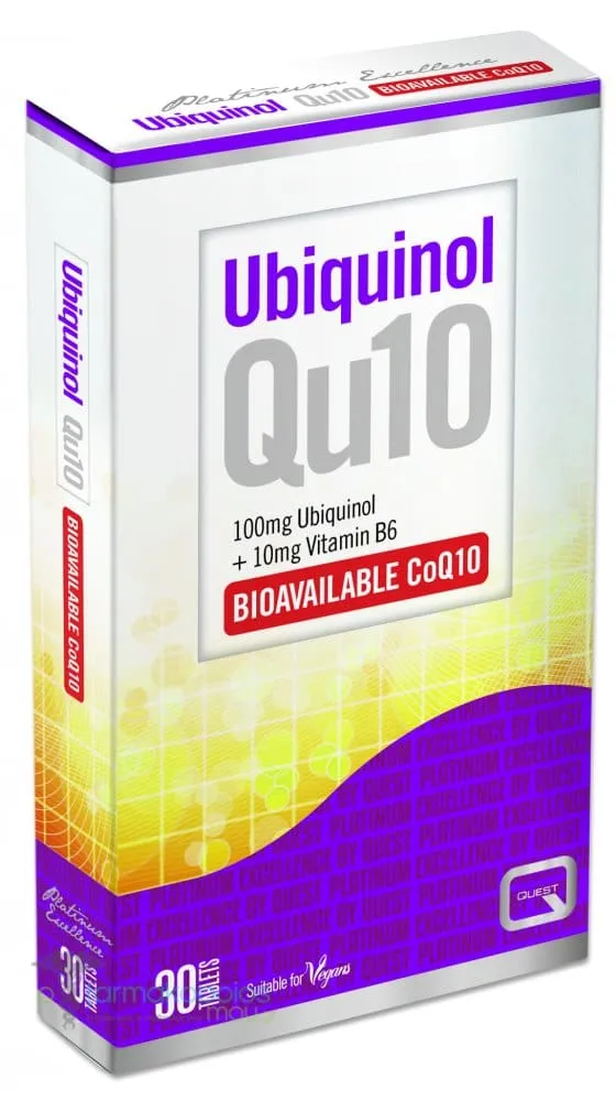 Quest Platinum Excellence Ubiquinol Qu10, 30 tabs