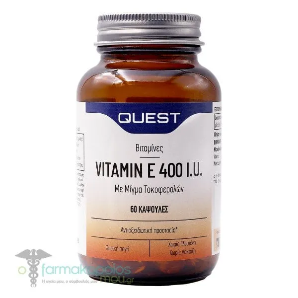 Quest Vitamin E 400iu, 60caps