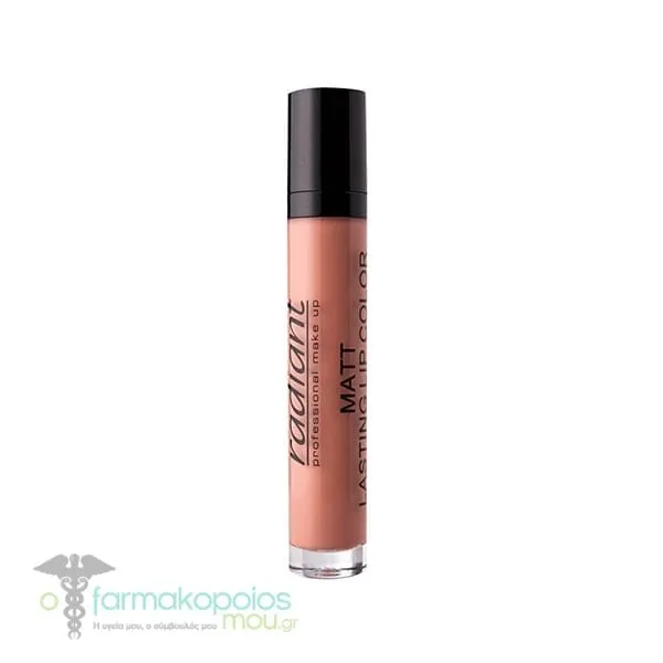 Radiant Matt Lasting Lip Color SPF15 Κραγιόν Υγρής Μορφής για Ματ Αποτέλεσμα, 6.5ml - No. 3 Matt Lasting Lip