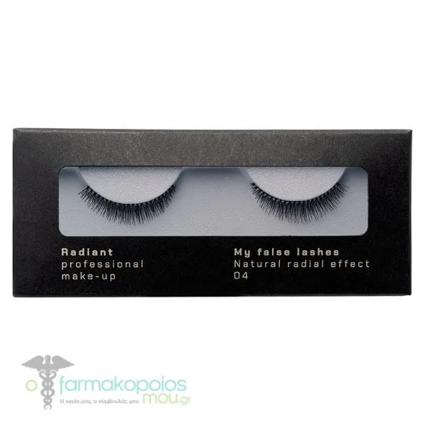 Radiant Professional Make-up My False Lashes 04 Natural Radial Effect, 1 pair