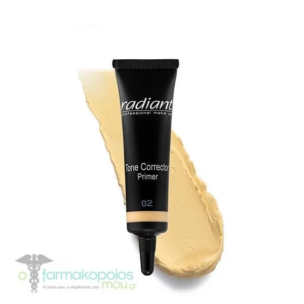 Radiant Tone Corrector Primer, 15ml - YELLOW