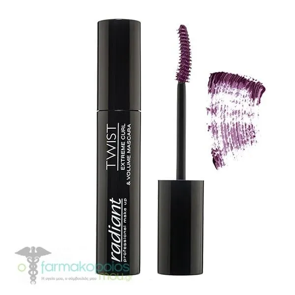 Radiant Twist Extreme Curl & Volume Mascara, 14ml - DAMSON
