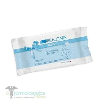 Real Care Chamomile Baby Wipes, 72pcs