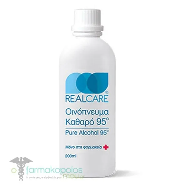 Real Care Pure Alcohol 95%, 200ml
