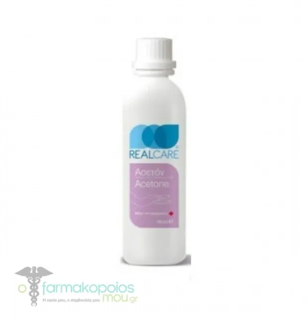 Real Care Acetone Ασετόν για τα Νύχια, 180ml