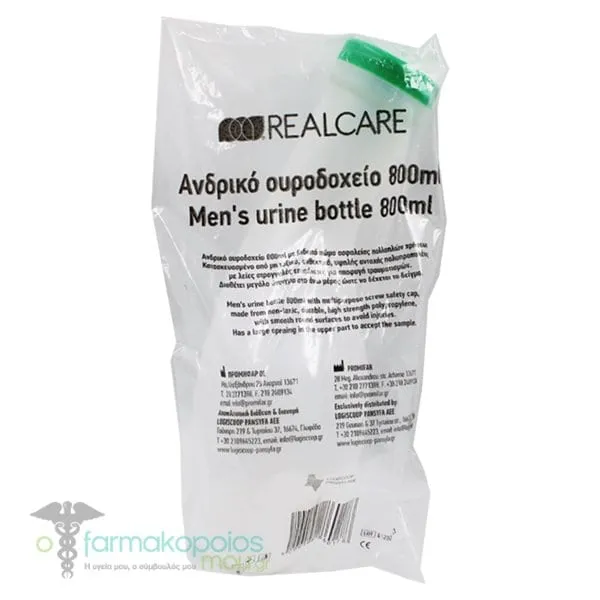Real Care Men's Urine Bottle, 800ml