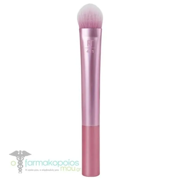 Real Techniques Highlighter Brush Light Layer Πινέλο Εφαρμογής Highlighter (71960), 1τεμ