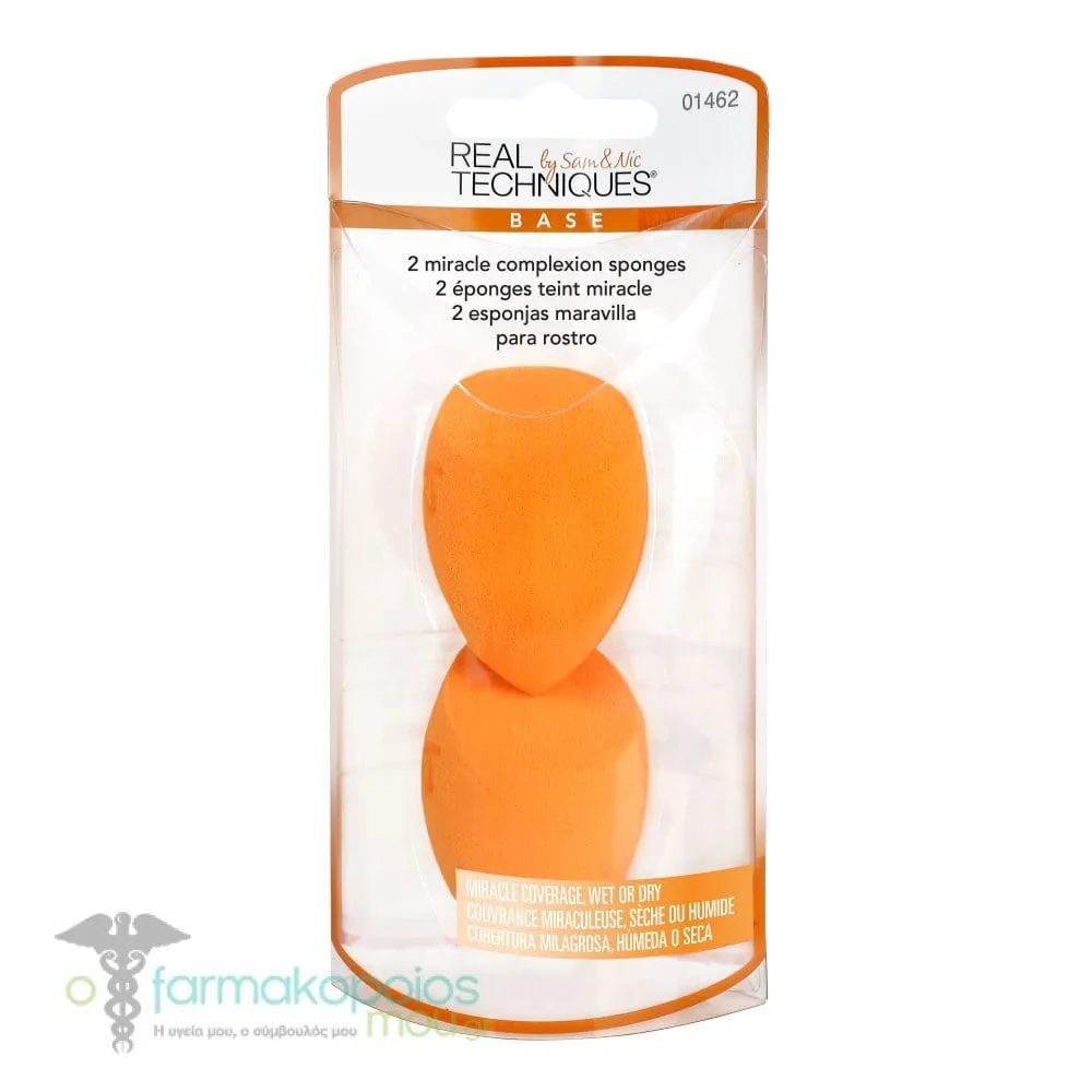 Real Techniques Miracle Complexion Sponges 3in1 (1462), 2pcs