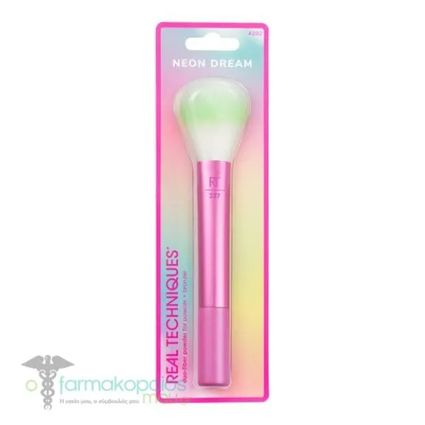 Real Techniques RT237 Neon Dream Duo Fiber Powder Brush (4292), 1pc