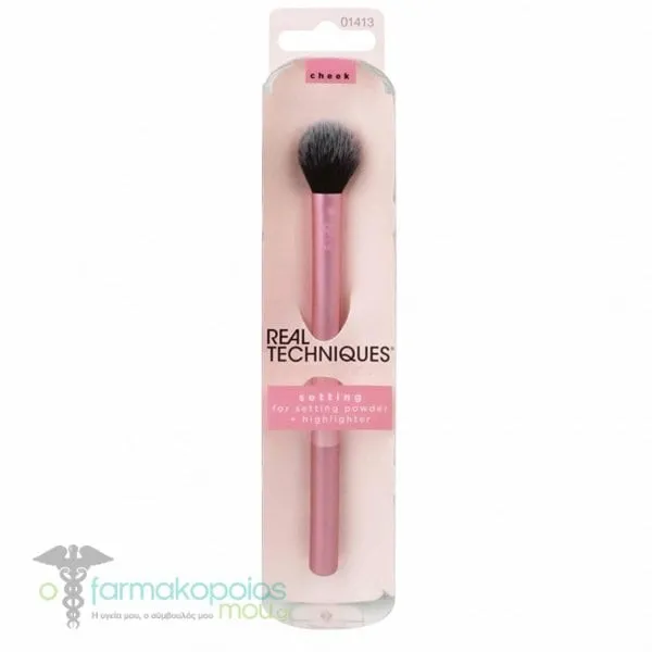Real Techniques Setting Brush Πινέλο για Εφαρμογή Πούδρας & Highliter (1413), 1τεμ
