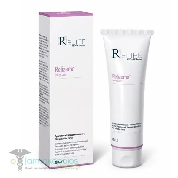 Relife Relizema Baby Care Cream Tube Καταπραϋντική Κρέμα Αλλαγής Πάνας, 100ml