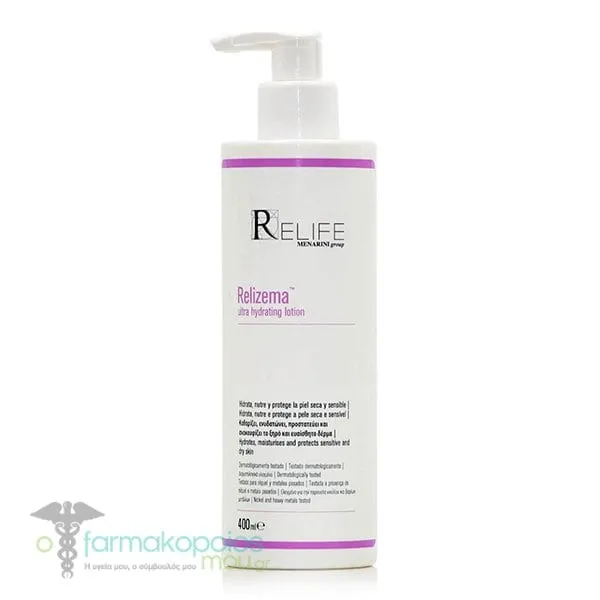 ReLife Relizema Ultra Hydrating Lotion for Dry / Sensitive Skin, 400ml