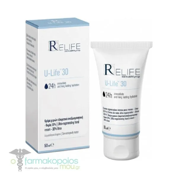 ReLife U-Life 30 Ultra-Regenerating Hand Cream with Urea, 50ml