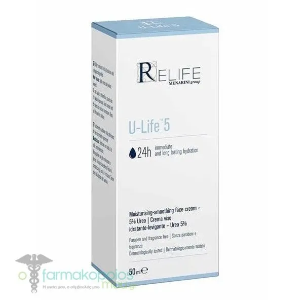 ReLife U-Life 5 Moisturising Face Cream, 50ml