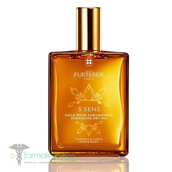 Rene Furterer 5 Sens Enhancing Dry Oil for Hair & Body, 100ml