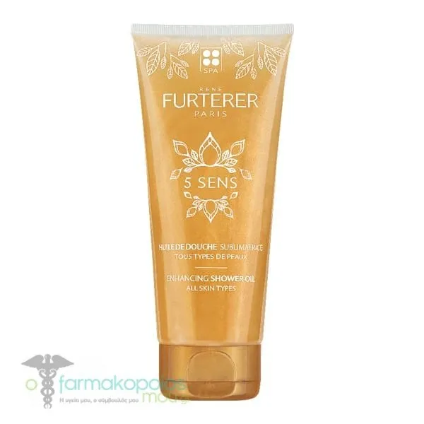 Rene Furterer 5 Sens Enhancing Shower Oil for All Skin Types, 200ml