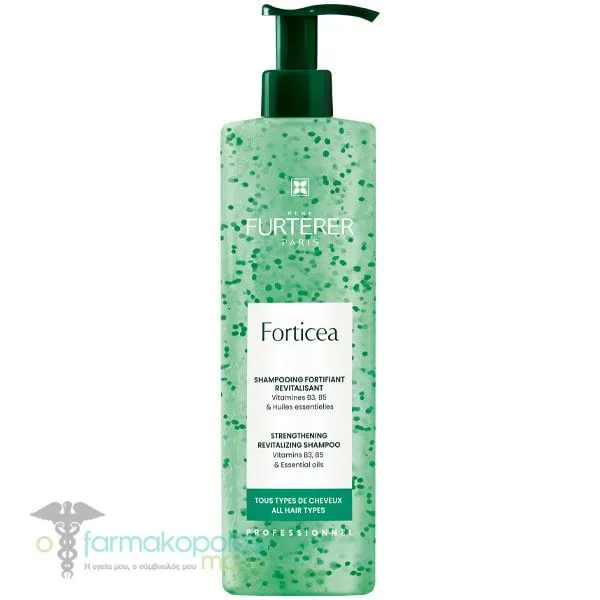 Rene Furterer Forticea Strengthening &amp; Revitalizing Shampoo with Bitamins B3, B5 &amp; Essential Oils, 500ml