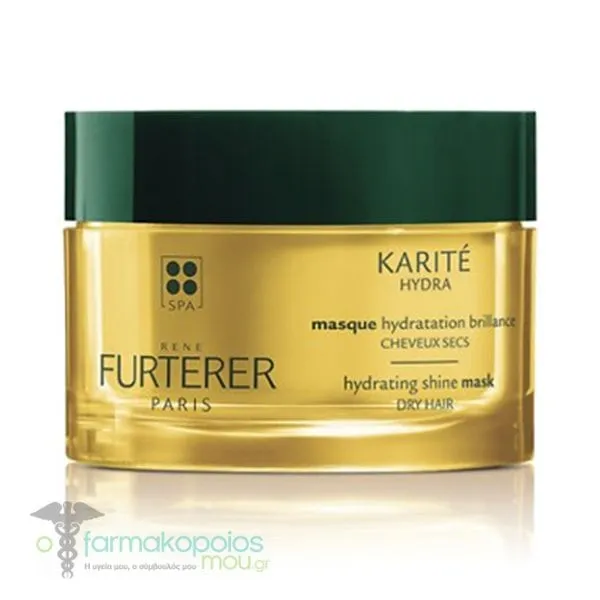 Rene Furterer Karite Hydra Hydrating Shine Mask for Dry Hair, 200ml