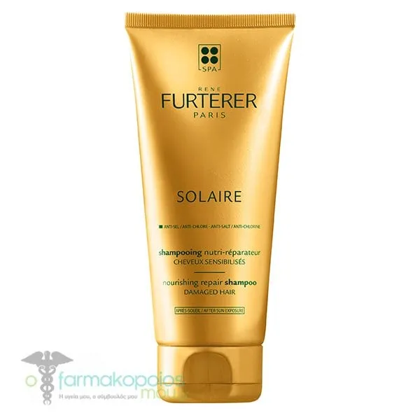 Rene Furterer Solaire Nourishing Repair Shampoo for Damaged Hair, 200ml