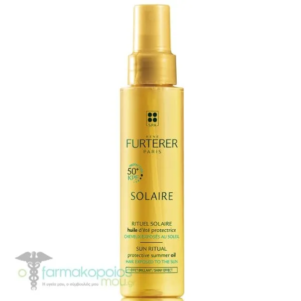 Rene Furterer Solaire Sun Ritual Protective Summer Hair Oil KPF50+, 100ml