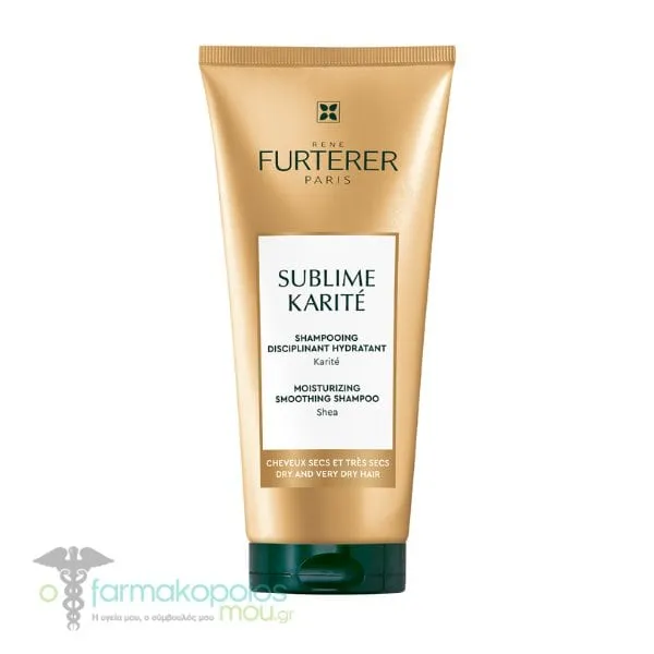 Rene Furterer Sublime Karite Μoisturizing Smoothing Shampoo, 200ml