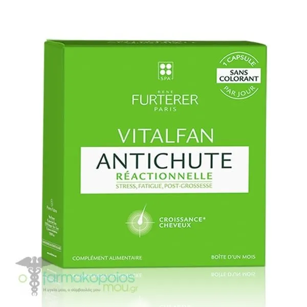 Rene Furterer Vitalfan Reactional Hair Loss, 30caps