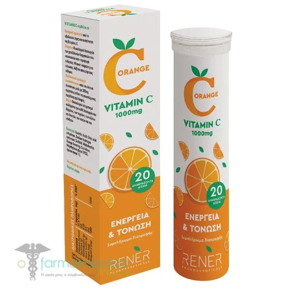 Rener C-Orange Vitamin C 1000mg, 20eff.tabs